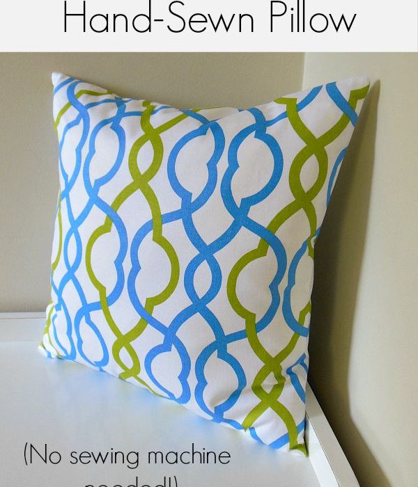 How to Hand Sew a Pillow,