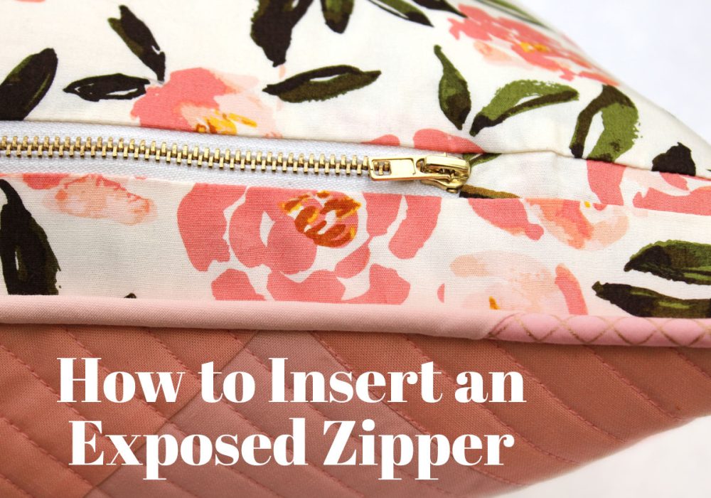 How to Sew in a Zipper in a Pillow,