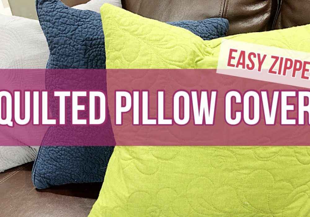 How to Sew in a Zipper in a Pillow,