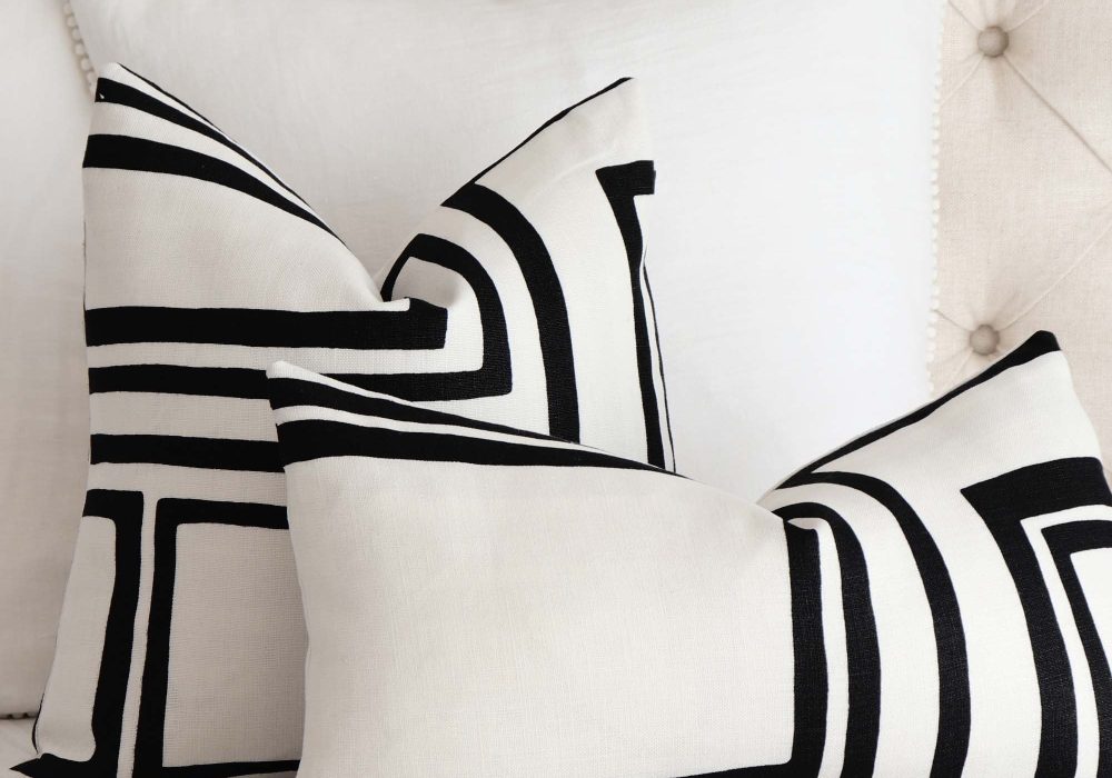Black And White Throw Pillows