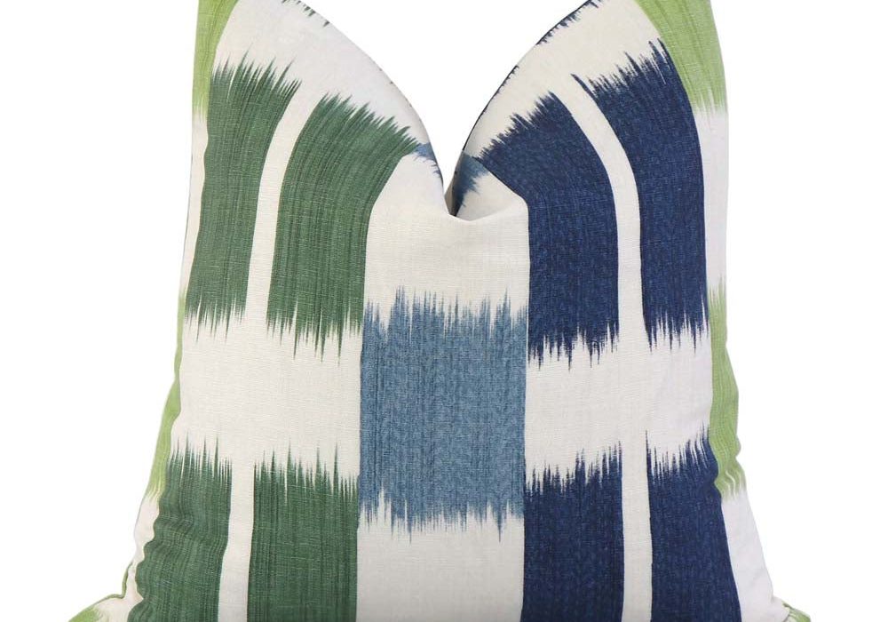 Blue And Green Throw Pillows
