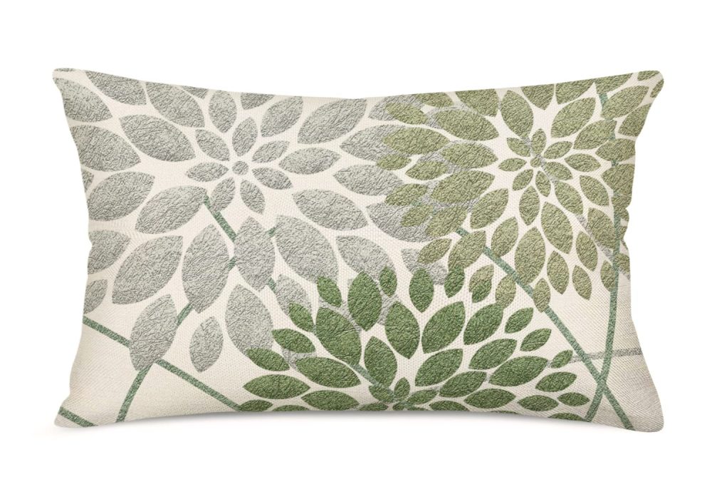 Green Lumbar Pillow